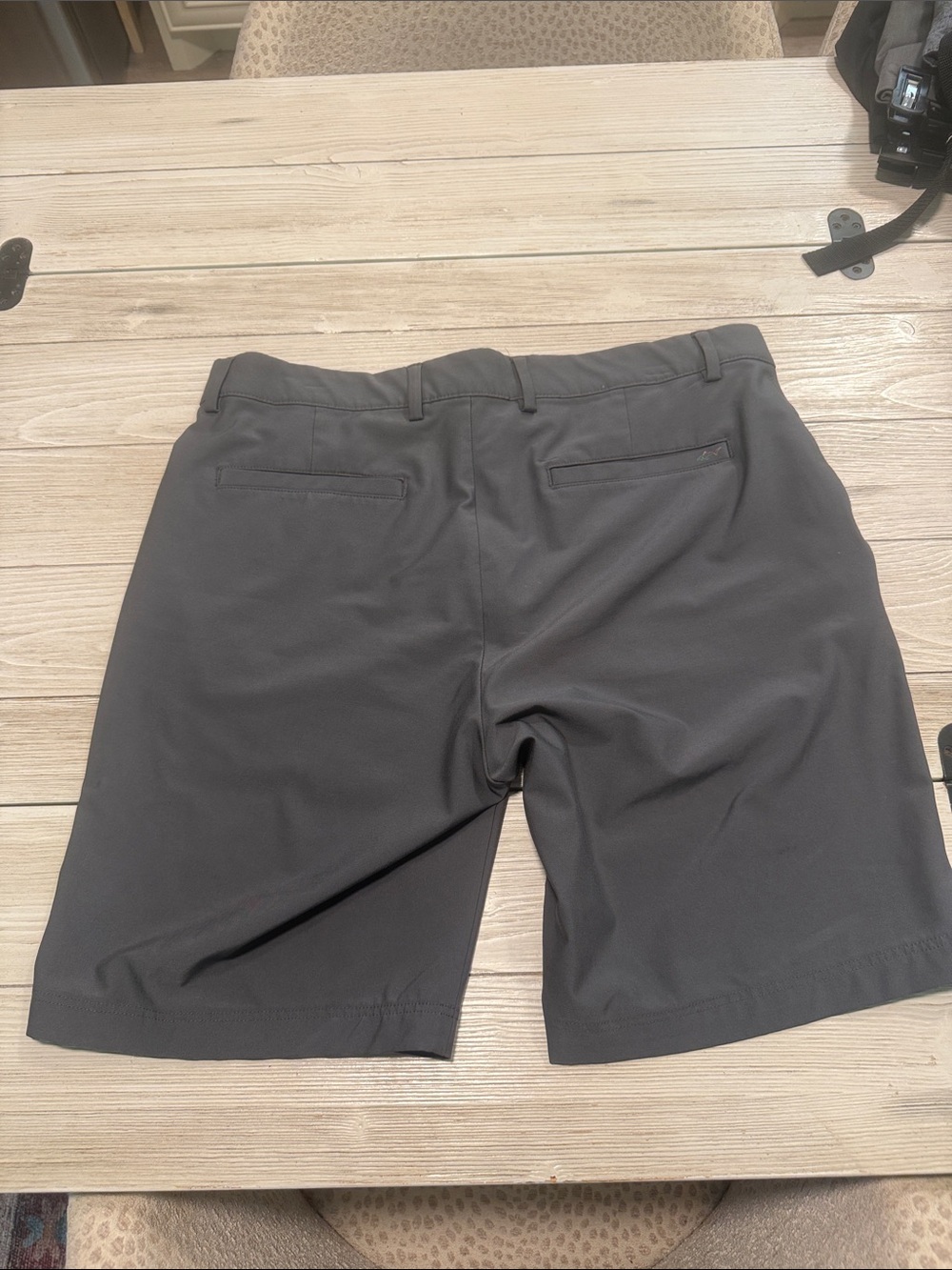 Greg Norman Collection Charcoal Gray Hybrid Golf Shorts